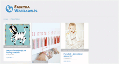 Desktop Screenshot of blog.fabrykawafelkow.pl