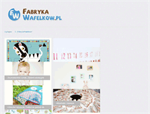 Tablet Screenshot of blog.fabrykawafelkow.pl